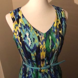 Ellen Tracy multi colored dress